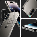 TENOC Phone Case Compatible with iPhone 16, Clear Case Shockproof Protective Bumper Slim Cover for 6.1 Inch — 3