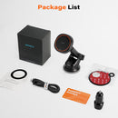 APPS2Car Magnetic Phone Mount for Car, Dashboard & Windshield Suction Cup | Orange photo 6