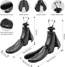 eachway Shoe Stretcher Women Men Professional Boot Stretcher Adjustable Width Length for Wide Feet (L (Wm's 11-14;men's 10-14) Yellow 2pcs) — 2