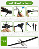 240FT Drip Irrigation System Kit, Quick-Connect Garden Watering System — 7