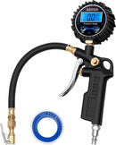 AstroAI Digital Tire Pressure Gauge with Inflator, 3-250 PSI Air Chuck & Compressor Accessories Heavy Duty with Quick Connect Coupler, 0.1 Display Resolution, 1pack — 1