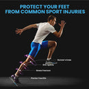 Welnove All Purpose Sports Insoles,Jump Higer & Run Faster & Stabilize Better Athletic Insoles for Running, Basketball Soccer Volleyball Shock Absorption & Energy Return Performance Insoles-M - Gray — 6