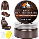 Dark Brown Leather Repair Kit, Recoloring Balm, Leather Dye — 1