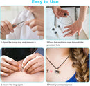 100Pcs Premium Leather Necklace Chains Bracelet Cord with Clasps for Pendants, Bulk Waxed Rope Necklace String,… — 5