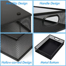 Desk Drawer Organizer, A4 Large Metal Mesh Desk Organizer Tray, Versatile Storage Box Set for Office Home Supplies,13 x 9 inches — 4