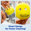 Scrub Daddy Colors Kitchen Sponges - Scratch-Free Dishwashing Sponges & Sponge for Kitchen Sink, Bathroom &… — 4