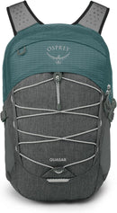 Osprey Quasar 26L Commuter Backpack, Cascade Blue/Coal Grey Heather — 6