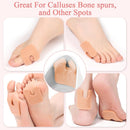 72 Pcs Callus Pads for Feet Soft Felt Callus Cushions for Bottom of Foot U Shape Metatarsal Pad Pain Relief Adhesive Coin Pad Keep Protecting Calluses from Rubbing on Shoes for Women Men Heel Pads 7