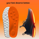 New Steppers Insoles,Cloud Like Soles for Men & Women – 4D Cloud Super Soft Memory Foam Shock Absorption Shoe Inserts Relieve Foot Pain for Hiking (EU 45–46 | US M13-14 / W14.5-15.5) — 8