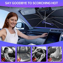 2026 Windshield Sun Shade Umbrella, Foldable Car Sunshade for Mid-Size Car — 6