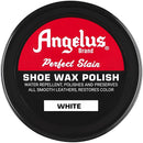Angelus Perfect Stain Shoe Wax Polish, Professional Shoe Polish For Leather Shoes & Boots, 3 fl oz | White — 3