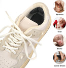 Heel Pads for Shoes Too Big, 4Pcs Mesh Adhesive Heel Grips Inserts for Boots, Loose Shoes, Reusable Heel Heel Cushion Pads for Women Men, Anti Blister Shoe Liners Heel Protectors(Black&Nude) - Black&nude | 4 Pairs — 3