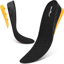 ERGOfoot Height Increase Insoles for Men Women,2-Layer Adjustable - Black — 1