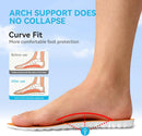 Steppers Insoles for Men & Women, 2026 New 4D Memory Foam Cloud Footstr Insoles, Comfortable & Breathable Massage Shoe Inserts with Arch Support for Foot Pain & Fatigue (Orange, US M 7-11/W 8.5-13.5) — 5