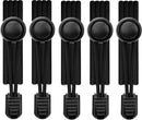 AIXMEET 1 Pair / 5 pairs No Tie Shoe Laces for adults, Elastic Shoe laces,shoelaces tieless, no tie shoelace for kids | Pure Black — 1