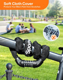 Sportneer Bike Lock: 5 Digit Combination High Security Anti Theft Bike Chain Lock - 3.2/3.6/4ft Heavy Duty Keyless Bicycle Lock for Bike, Motorcycle, Scooter, Door & Gate - 4/6mm Thick, Easy to Use — 7
