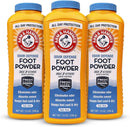 Arm & Hammer Odor Defense Foot Powder for Shoes & Feet, 7 oz, 3 Pack — 1