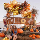 Fall Balloon Arch Kit, Orange Brown Balloons for Fall Decorations — 3