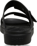 Crocs Women's Brooklyn Buckle Low Sandals – Black — 3