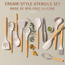 Umite Chef Kitchen Cooking Utensils Set, 33 pcs Non-Stick Silicone Cooking Kitchen Utensils Spatula Set with Holder,… — 4
