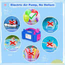 IDAODAN Electric Balloon Pump, Portable Electric Balloon Blower Machine Inflator Air Pump for Party Decorations | Blue Red — 6