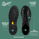 Danner Men's Acadia 8" Boot - Black — 4