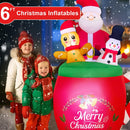 Christmas Inflatables Outdoor Decorations 6FT Blow Up Santa Claus Gingerbread Man Snowman in Xmas Mug for Outdoor Christmas Decorations — 2