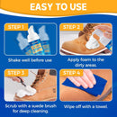 Suede Shoe Cleaner Kit, No-Rinse, Removes Dirt & Stains, Gentle — 7