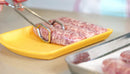 Hiash 10-Inch Heavy Duty Stainless Steel Kitchen Tongs - Non-Slip Comfortable Red Grip, Scissor Design, Heat… — 3