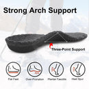 riemot Men's Arch Support Warm Insoles Comfort Replacement Shoe Inserts Lamb Wool Plantar Fasciitis Relief High Arch Orthotics Inserts for Work Boots Slippers Grey US12/ EU45 — 2