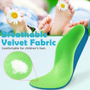 Ailaka Kids Orthotic Arch Support Insoles, PU Foam Cushioning Arch Support Shoe Insert for Overpronation Children Toddlers Flat feet, Plantar Fasciitis(4-6 M US Big Kid) - Green — 7