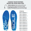 SOLE Performance Thick Insoles - Custom Moldable, Mens 10/Womens 12 6