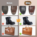 9Pcs Shoe Polish Kit, Brown White Black Shoe Wax for Leather Boots Shine — 4