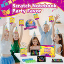 Party Favors for Kids 4-8-12: 24 Pack Scratch Rainbow Art Crafts Notebook — 3