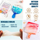 Teexpert Epoxy Resin Kit for Beginners, Resin Kit with Coaster Molds, Silicone Molds Kit, Pigments, Crystal Clear… — 6