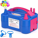 IDAODAN Electric Balloon Pump, Portable Electric Balloon Blower Machine Inflator Air Pump for Party Decorations | Blue Red — 1