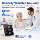 GUAEVER Blood Pressure Monitor Rechargeable Upper Arm, Large Screen, Black — 3