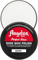 Angelus Perfect Stain Shoe Wax Polish, Professional Shoe Polish For Leather Shoes & Boots, 3 fl oz | White — 1
