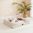 EHEYCIGA Orthopedic Extra Large Dog Bed, Waterproof Washable XL Pet Bed 44"