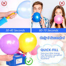 IDAODAN Electric Balloon Pump, Portable Electric Balloon Blower Machine Inflator Air Pump for Party Decorations | Blue Red — 3