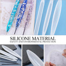 JANYUN 9 Pcs Pen Shape Resin Mold Ballpoint Pen Silicone Molds Epoxy — 4