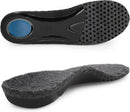 riemot Men's Arch Support Warm Insoles Comfort Replacement Shoe Inserts Lamb Wool Plantar Fasciitis Relief High Arch Orthotics Inserts for Work Boots Slippers Grey US12/ EU45 — 1
