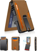 Wallet for Men, Mens Minimalist Wallet 9-13 Cards, Slim Compact RFID Wallet