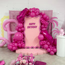 Awenztech 122pcs Hot Pink Latex Balloons in 18 12 10 5 inches — 6