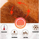 Soft Alpaca Wool Felt Winter Warm Shoe Boot Insoles - Natural Wool Felt Insert for Men and Women (Mens 10 or Womens 11) — 3