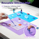 HeyClear Silicone Measuring Cups Kit for Epoxy Resin 250&100ml Mixing Cups — 6