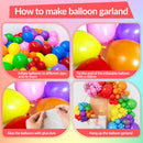 162 Pcs Colorful Rainbow Balloons Arch Kit, Diffrent Size Rainbow Balloon Garland, Globos De Colores for Party Decoration Birthday Party Supplies. | Multi — 4