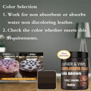 Leather Recoloring Balm Dark Brown Leather Dye Vinyl Paint Car Interior Seat Furniture Couch Recliner Chair Boots Jacket Shoes Bag Purse — 6