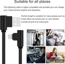 iPhone Charger 1ft 90 Degree MFi Certified Short Lightning Cable 2-Pack 6