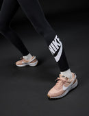 Nike Women's Waffle Debut Shoes - Particle Beige/White/Particle Pink — 2